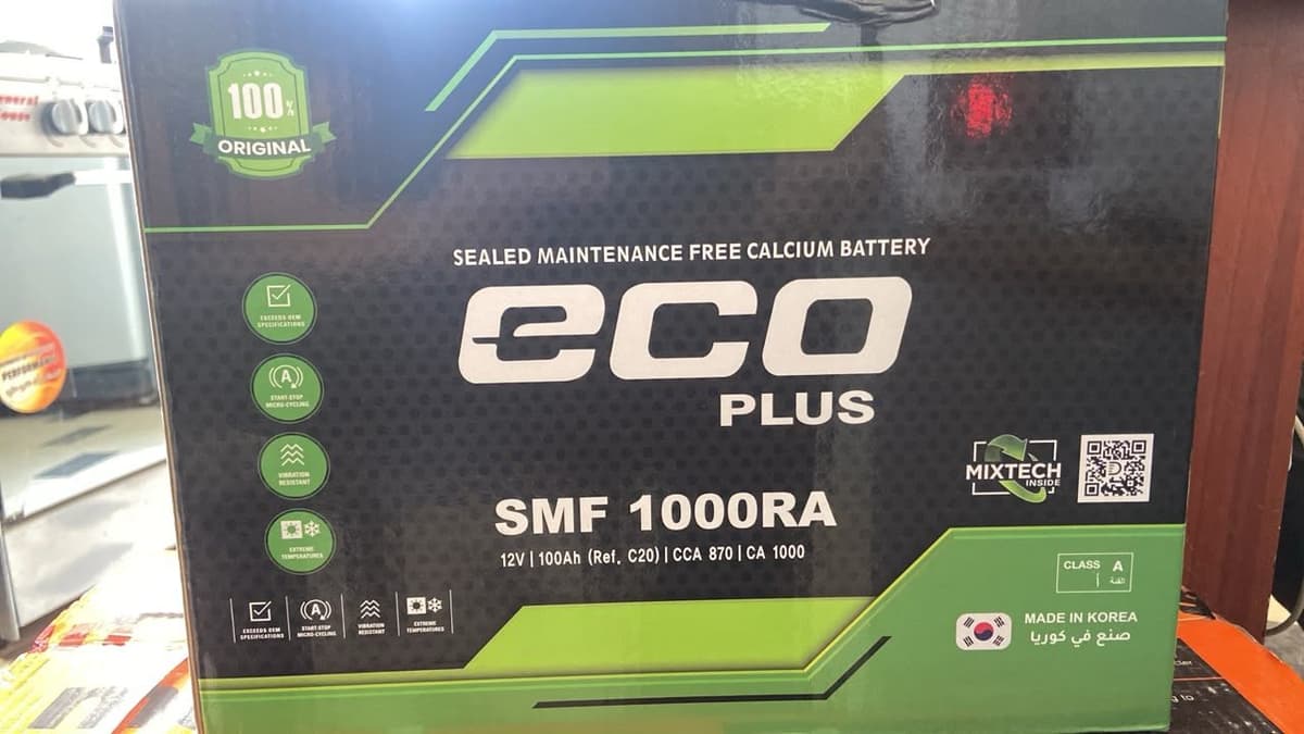 بطارية كالسيوم محكمة الإغلاق لا تحتاج إلى صيانة من نوع Eco Plus