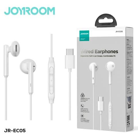 سماعة سلكية Joyroom JR-EC05 بمنفذ Type-C